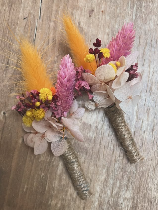 Boutonnières fleuries